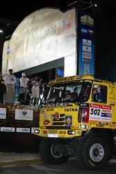 Dakar 2010: vodn briefing ped startem dv vhlasn marathon do pohybu