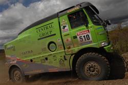 Dakar 2010: Spilovu Tatru pibrzdily technick problmy. Kolize a autobusem dopadla jet dobe !!