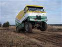 Vechny ti vozy Letka Racing Teamu spn na technickch pejmkch Dakaru 2009