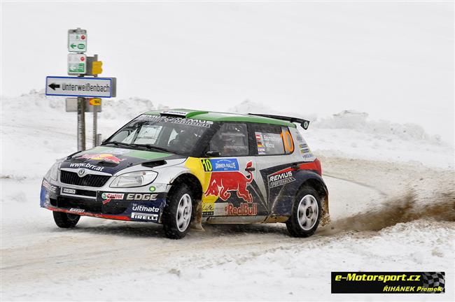 Dosavadn vldce Jnner Rallye Hnninen udlal hodiny a  Baumschlager rovn
