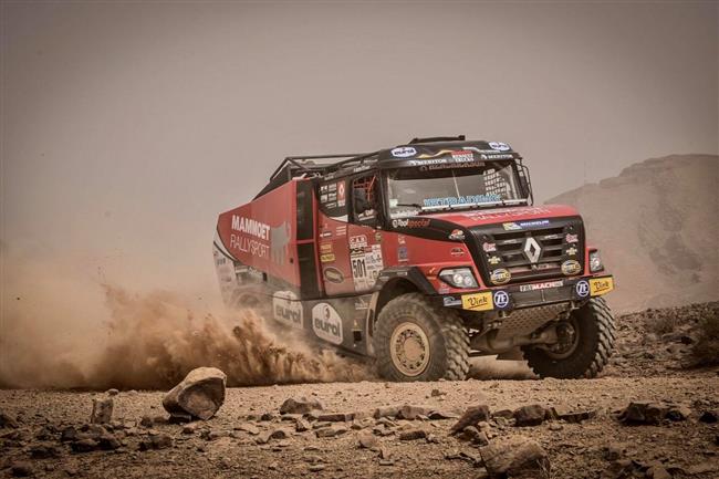 V pedposledn etap Maroka oba kamiony MKR na pdiu