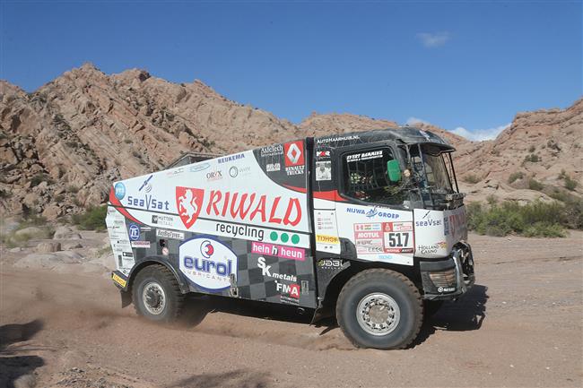Dakar posdky neet, kamiony MKR se i po 3. etap dr destky