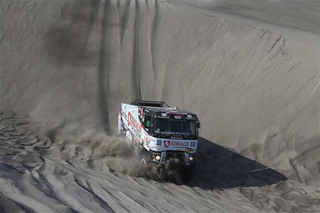 Dakar posdky neet, kamiony MKR se i po 3. etap dr destky