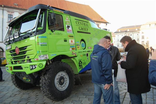 Odjezd Czech Dakar tmu na Dakar 2010 z Olomouce obj- Tondy Malho