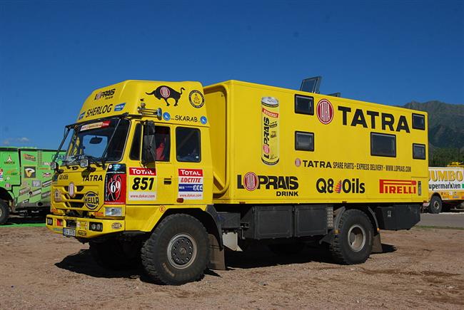 Dakar 2009: Loprais team v bivaku atd, foto tmu
