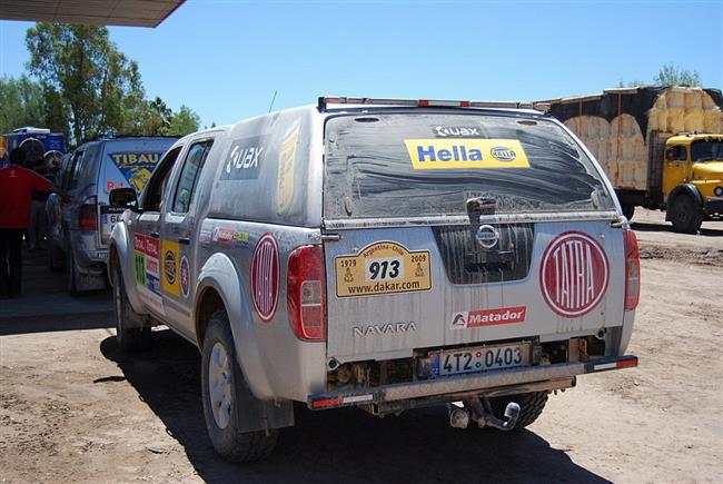 Dakar 2009 a press car Loprais tmu, foto tmu J. Vintr