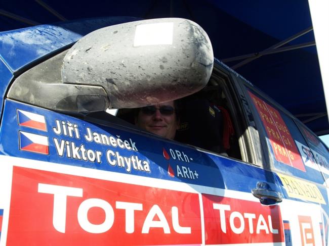 Dakar 2009: Ji Janeek m za sebou pro nj velmi nronou etapu. Oprava se povedla a dojel do bivaku.