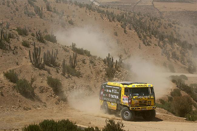 Dakar 2009: Krlovskou etapu v pouti Atacama dokonil Ale Loprais na  dohled elity jako pt !!