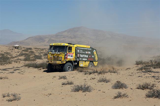 Dakar 2009: Krlovskou etapu v pouti Atacama dokonil Ale Loprais na  dohled elity jako pt !!