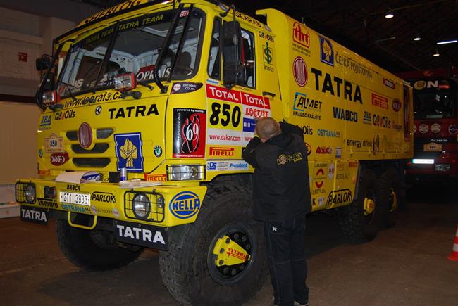 Tatra Loprais team na pejmkch -Dakar 2009, foto tmu