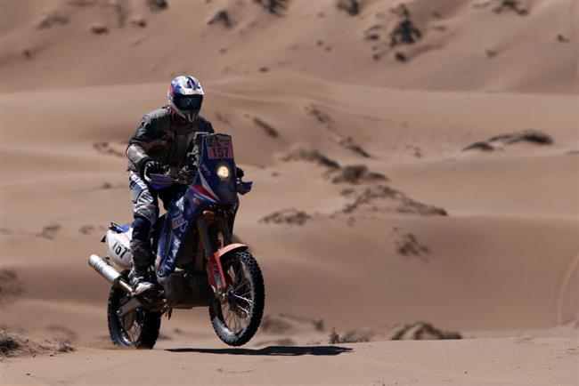 Dakar 2010: V motocyklech dl pokrauj Roman Krej a Jan Vesel z Czech Dakar Teamu