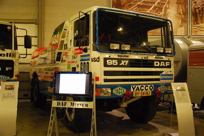 Dakarsk turbotwiny v muzeu DAF v Eindhovenu objektivem Jirky Vintra