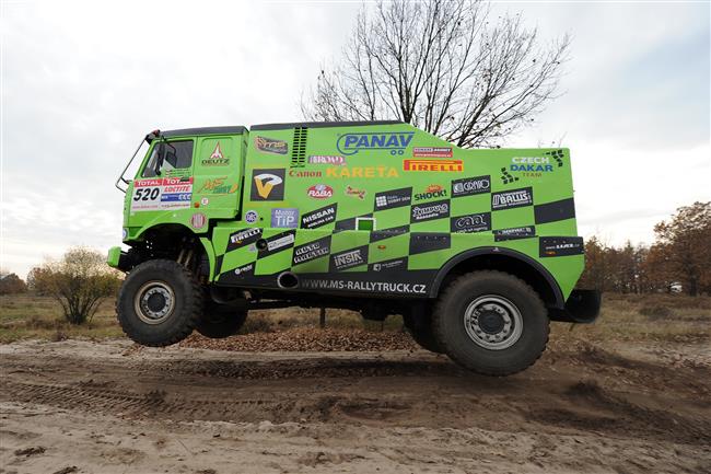 Davida Vreckho ek  po testovn Buggyry opt testovn v psku na Dakar !