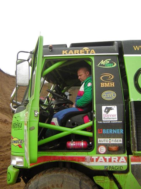 Testy Tatry CDT na Dakar 2011 v pskovn v Pohoelicch