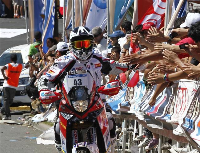 Dakar 2011: Slovensk motocyklista Jake m zlomenou kln kost