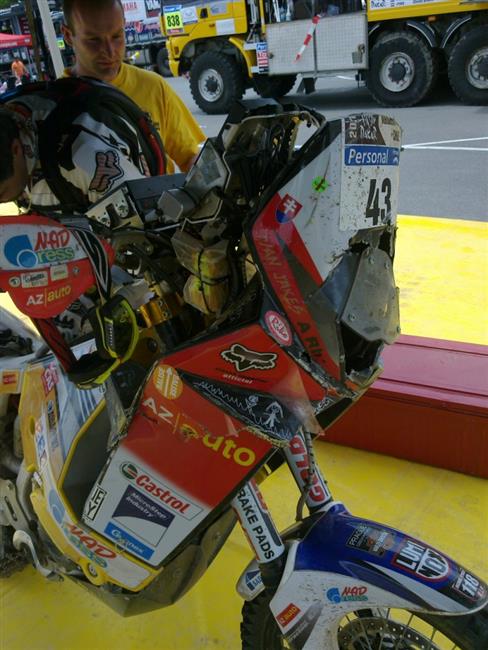 Dakar 2011: Pepa Machek dojel druh a je tet. Motork Jake je u dest !!