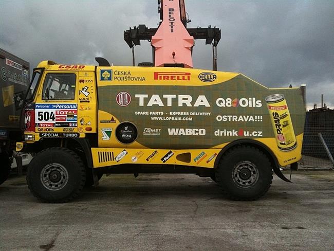Loprais Tatra team na pejmkch na Dakar 2011, foto tmu