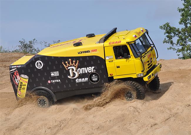 Bonver Dakar Team a jeho Tatru Loprais tmu prov poprv rusk Silk Way Rally