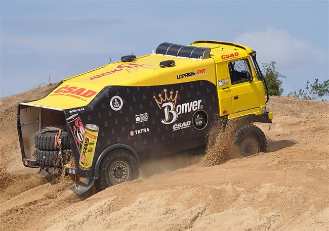 Bonver Dakar Team a jeho Tatru Loprais tmu prov poprv rusk Silk Way Rally