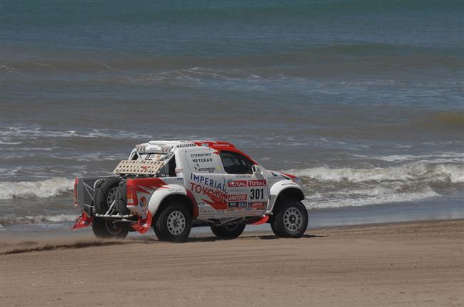 Dakar 2012: Ve druh a tet etap vystoupaly oba Liazy vzhru v poad