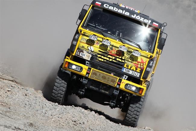 Dakar 2012: Liaz uvzl v polovin kilometrov duny