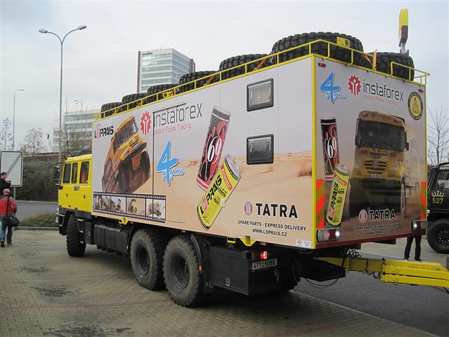 Videa a fotografie z testovn obou Tater Loprais tmu ped Dakarem 2012