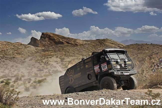 Dakar 2012 a ohldnut Petra Luska za vystoupenm Bonver tmu