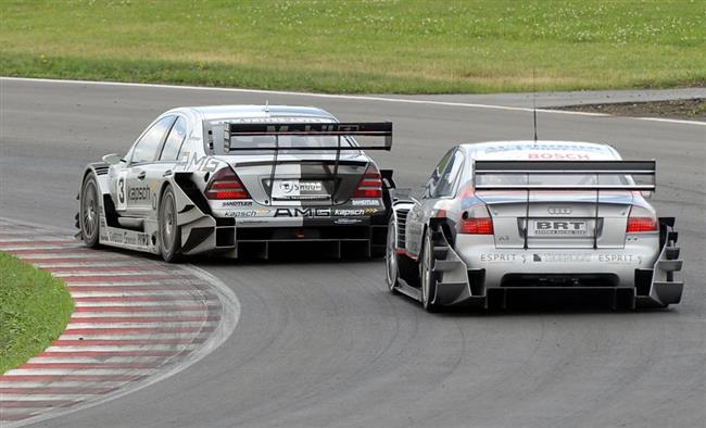 Most: Mercedesy DTM  ve sprintu a stbrn a bronzov za Bjrkem s Audi A4 DTM