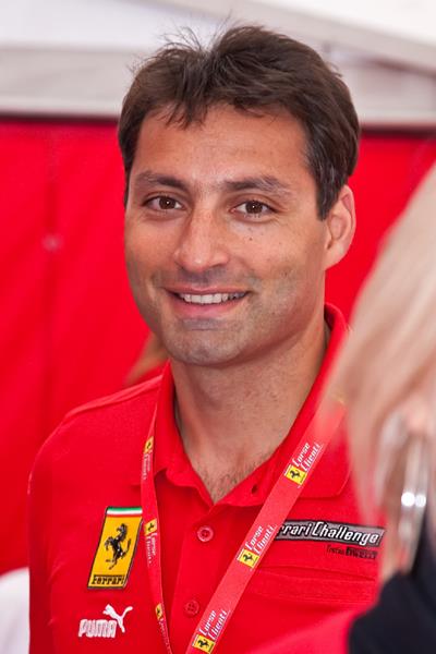 Okruhov slovensk jezdec Janko Dani opt ve Ferrari Challenge Europe