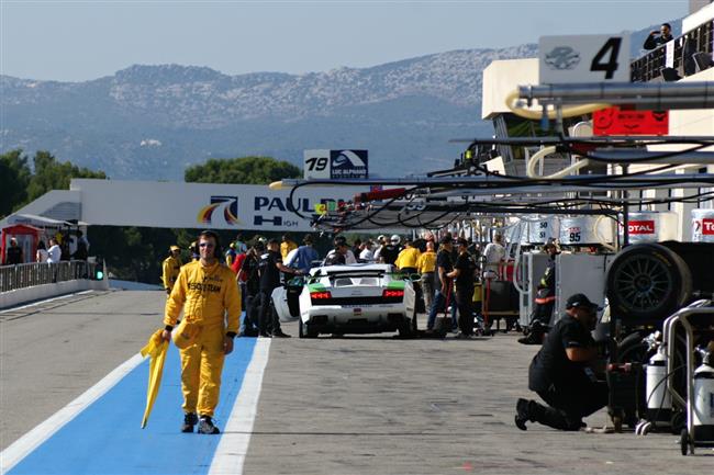 FIA GT3 2009 na okruhu Paul Ricard - ptek objektivem Karla Kubee