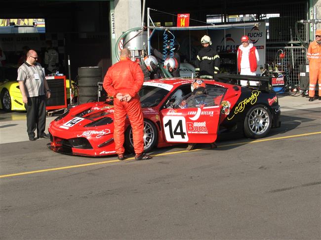 Jarn Brno 2010 a Ferrari 360 v akci, foto  Vl. Ronek