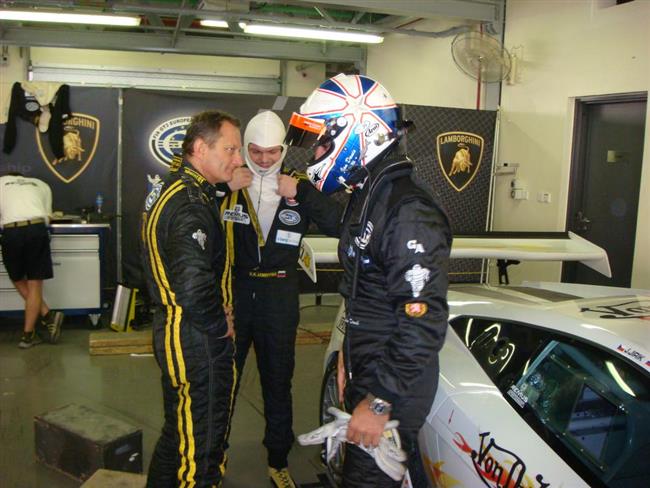 Janko Dani, jedin Slovk ve FIA GT3 v Dubaji, foto tmu