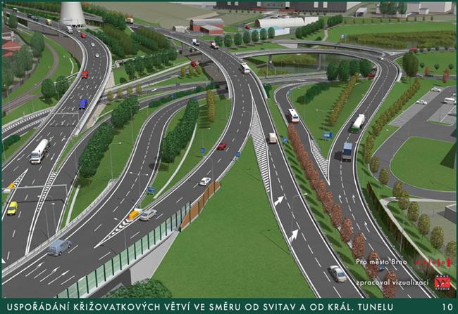 Dlnice D1 u jihomoravsk metropole bude rozena na est pruh