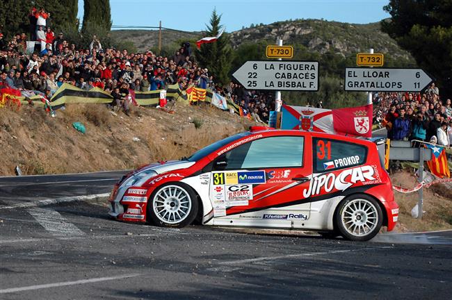 Katalnsk rallye 2008: Po sobotn druh etap se Martin Prokop dostal do veden