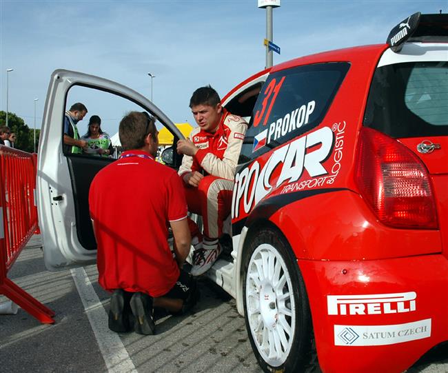 Martin Prokop zlat na Katalnsk rallye 2008 v JWRC, foto tmu