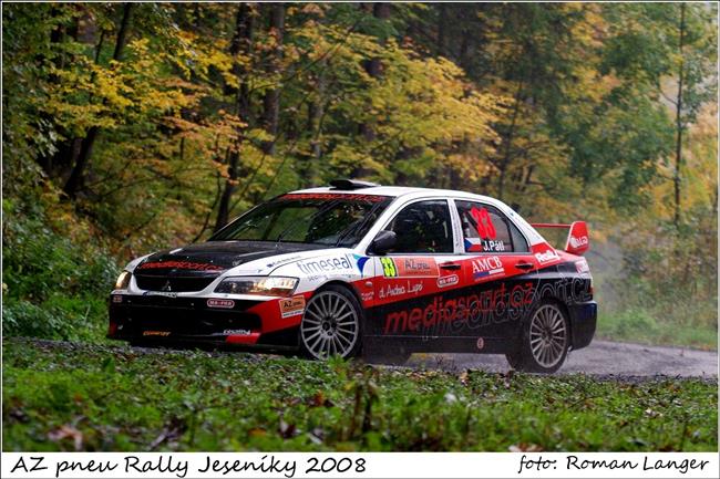 Josef Ptl a Ji Volf na Rallye Jesenky 2008