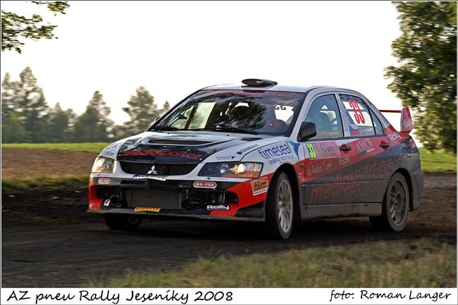 Josef Ptl a Ji Volf na Rallye Jesenky 2008