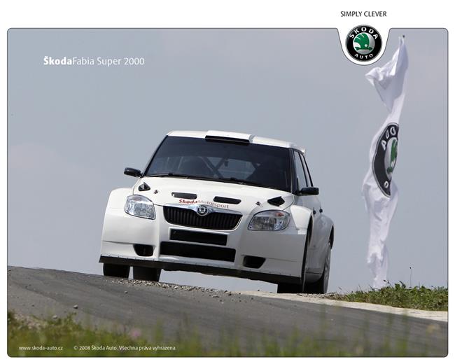 Jan Kopeck se zatm velmi spnou tovrn Fabi S2000 mon nejen na Valask Rallye !!!