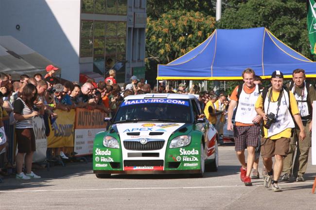 Barumka 2009: posdky tovrnho tmu koda Motorsport opt zazily v IRC