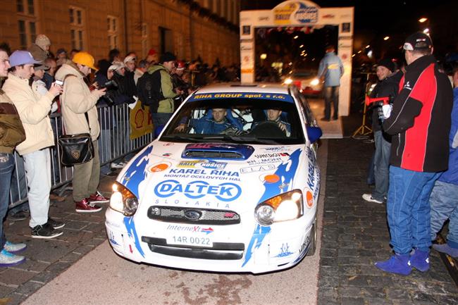 Igor Fecko se Subaru na Rallye Koice, foto tmu