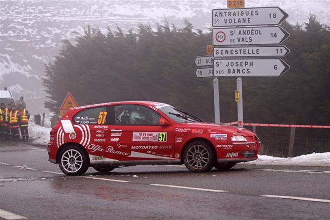 Rallye Monte Carlo 2010 a Martin Rada s Alfou objektivem Mirk Knedl jun. a  sen.