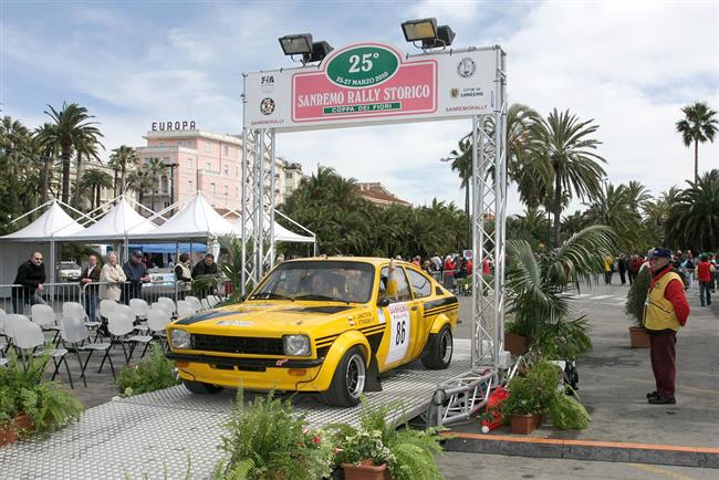 Na estatict ronk slavn Sanremo Rally Storico, pln legend, vyr i Janota s Dreslerem