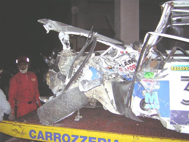 Ralye Legend San Marino 2010 a nehoda v cli RZ