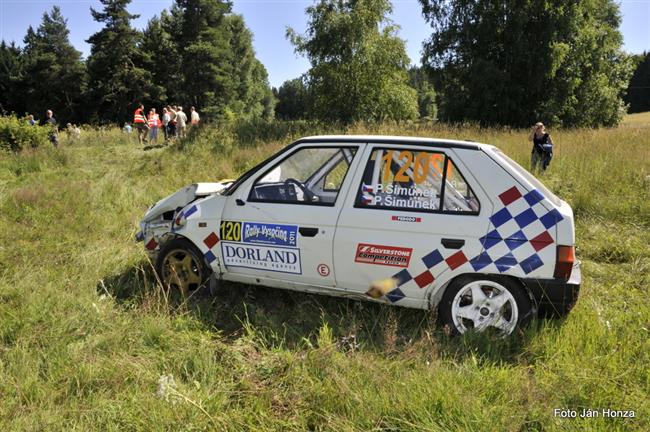 Drtivm finiem napravil Pavel Valouek svou chybu na Rally Vysoina a vyhrl