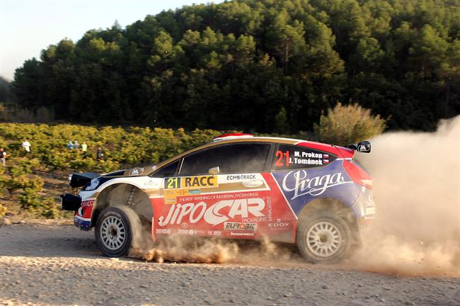 Czech Ford National Team a Martin Prokop po ptku na Rally de Espaa