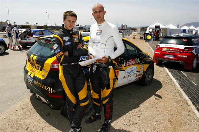 Jan ern s Pavlem Kohoutem se pipravuj na Finskou Rally v rmci WRC Academy