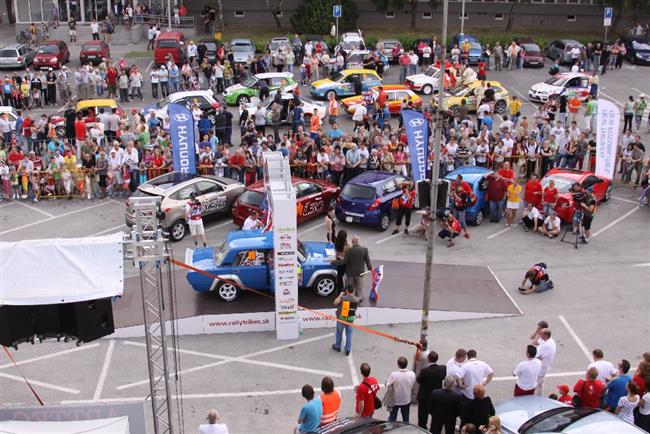 Do obnoven XII. Rally Trbe  vstoupil nejlpe Melichrek s Lancerem WRC