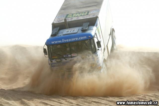 Holandsk konkurence na Dakar 2008 u nabr relnch kontur