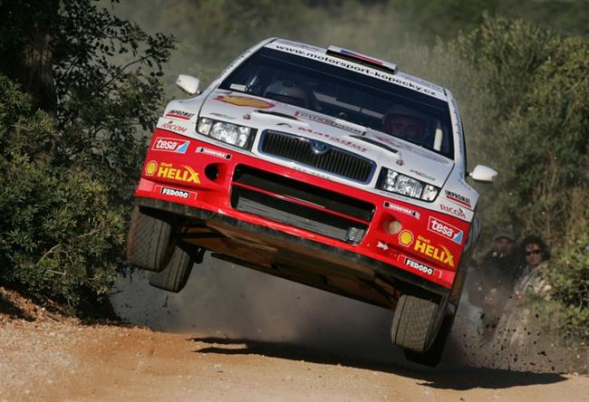 Jan Kopeck ped startem  Rallye Sardinia