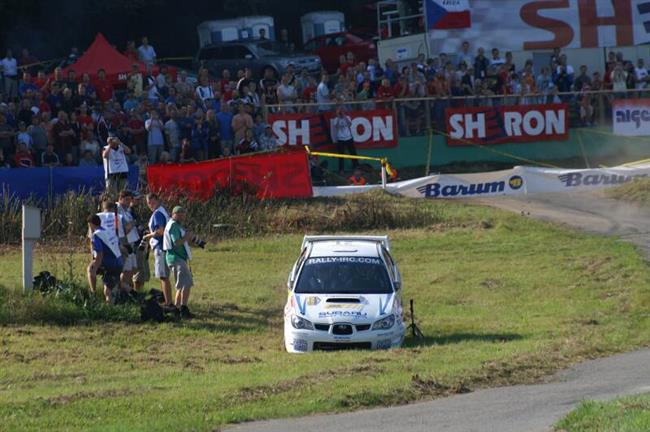 Hlasy po obhldce  trat slovensk  Rallye Koice. Start ji ztra